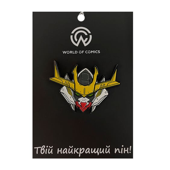 Металевий значок (пін) Gundam: Barbatos Lupus Rex (ASW-G-08), (11993)