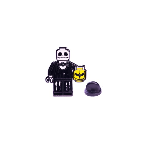 Металлический значок (пин) Lego Jack Skellington, (12665)