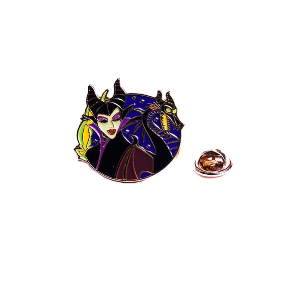 Металевий значок (пін) Disney: Maleficent Dragon, (12789)