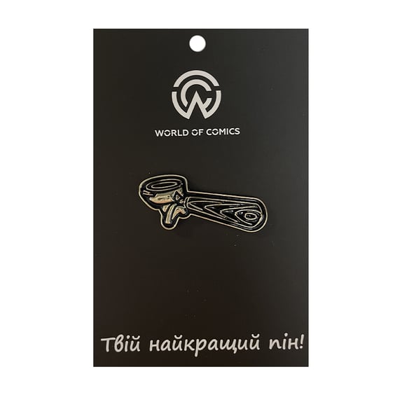 Металевий значок (пін) Portafilter (Black / Gold), (13387)