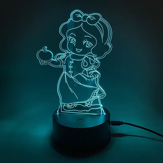 Акриловий світильник Disney: Snow White and the Seven Dwarfs: Snow White, (44591)