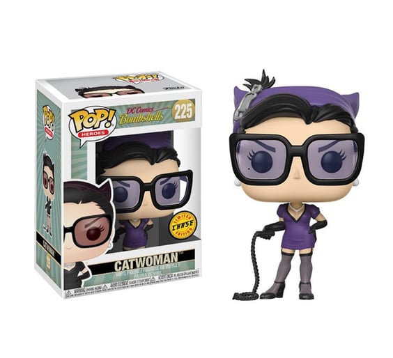 Фигурка Funko! POP! Heroes: DC Comics: Bombshells: Catwoman (Chase Figure), (228930)