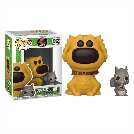 Фігурка Funko POP! POP Disney: Dug Days Dug w/Squirrel, (57384)