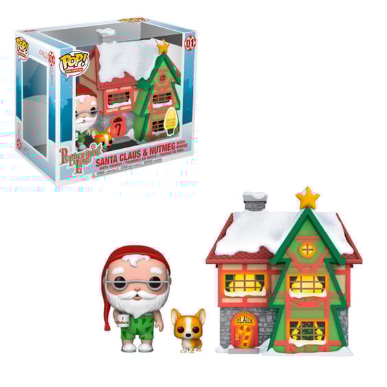 Фигурка Funko POP! Town Holiday: Santa's House/Santa and Nutmeg, (44423)