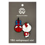 Металлический значок (пин) Marvel & Hello Kitty: Spider-Man and Kitty Kiss, (14274)
