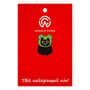 Металевий значок (пін) Black Cat in Frog Hat, (14470)