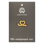 Металевий значок (пін) Heart Shaped Dachshund Dog, (14697)