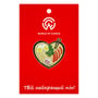Металевий значок (пін) Bowl of Ramen in Shape of Heart, (14737)