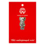Металевий значок (пін) KAWS: Flayed Open Edition: Companion (Grey and Gold), (14738)