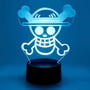Акриловий світильник One Piece: Straw Hat Pirates: Skull Logo, (40883)