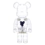 Bearbrick: Emotionally Unavailable: Blue Heart (Clear Blue) (400%), (44528)