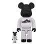 *Original* Be@rbrick: Nike: Lunar Force 1 (White/Black) (Set) (100% & 400%), (460659)