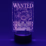 Акриловий світильник One Piece: Wanted Posters: Monkey D. Luffy, (48903)