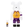 *Original* Be@rbrick: Bodega: NBA: Los Angeles Lakers (Set) (100% & 400%), (605142)