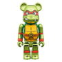 *Original* Be@rbrick: Teenage Mutant Ninja Turtles: Raphael (Chrome) (Set) (100% & 400%), (608471) 2