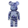 *Original* Be@rbrick: Katsushika Hokusai: Uemachi Festival Stall Ceiling Painting «Otoko Nami‎» (Set) (100% & 400%), (609782) 2