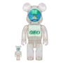*Original* Be@rbrick: Geo: Earth (Set) (100% & 400%), (610221)
