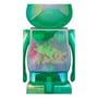 *Original* Be@rbrick: X-girl: Clear Green (Set) (100% & 400%), (613093) 4