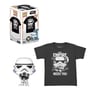 Комплект Funko Pocket POP!: Tees: Star Wars: Stormtrooper (M) (Дитяча), (63522)