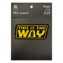Патч Star Wars: The Mandalorian: Mandalorian: «‎This Is The Way», (6519)