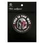 Шеврон Star Wars: The Mandalorian: Mandalorian: «‎This Is The Way The Bounty Hunter» (Black), (6666)