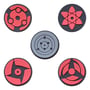 Набор джибитсов Naruto: Sharingans: Logos, (6681)