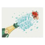 Открытка Gifty: Inspiring: Шампанське: «Happy New Year», (720072)