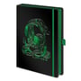 Блокнот Pyramid International: Wizarding World: Harry Potter: Hogwarts: Houses: Slytherin (Premium), (72696)