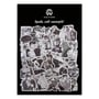 Набір стікерів JoJo's Bizarre Adventure (Black/White), (8231)