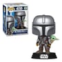 Фигурка Funko POP!: Star Wars: The Mandalorian: The Mandalorian w/ Grogu, (90443)