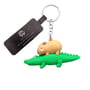 3D брелок Capybara on Crocodile, (9069)
