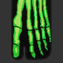 Шкарпетки японські CEH: X-Ray: Skeleton: Toxic Green (р. 40-45), (91682) 2