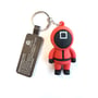 Брелок Squid Game: Pink Soldier (square), big, (10243)
