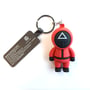 Брелок Squid Game: Pink Soldier (triangle), big, (10244)