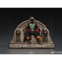 Колекційна фігура Iron Studios: Star Wars: The Mandalorian: Boba Fett on Throne (Deluxe), (128099)