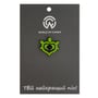 Металлический значок (пин) Genshin Impact: Dendro: Logo, (13703)