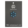 Металлический значок (пин) Genshin Impact: Cryo: Logo, (13707)