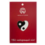 Металевий значок (пін) Heart: Yin and Yang, (13761)