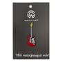 Металлический значок (пин) Electric Guitar (Red), (13783)