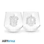 Набір келихів ABYstyle: Wizarding World: Harry Potter: Hogwarts: Houses: Gryffindor and Slytherin, (140658)