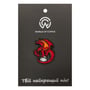 Металлический значок (пин) Dungeons & Dragons: Red Dragon w/ Dice, (14128)