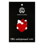 Металлический значок (пин) Hello Kitty: Kitty White w/ Heart, (14324)