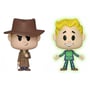 Фигурка Funko: Vynl.: Fallout: Adamantium Skeleton + Mysterious Stranger (Glows in the Dark) (2-Pack), (35263) 2