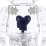 Bearbrick: Emotionally Unavailable: Blue Heart (Clear Blue) (400%), (44528) 3
