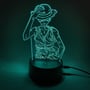 Акриловий світильник One Piece: Serious Monkey D. Luffy w/ Hat, (44620)