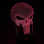 Акриловий світильник Marvel: Punisher: Logo, (44696)