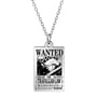 Металевий кулон One Piece: Trafalgar Law: «Wanted», (600361)