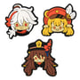 Набор джибитсов Genshin Impact: Kazuha Kaedehara, Klee and Hu Tao, (6557)