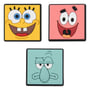 Набор джибитсов SpongeBob SquarePants: SpongeBob, Patrick and Squidward, (6583)