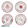 Набор тарелок ABYstyle: Wizarding World: Harry Potter: Hogwarts Wonders, (72904)